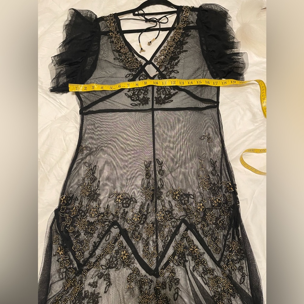 Beaded tulle dress - Picture 4 of 17